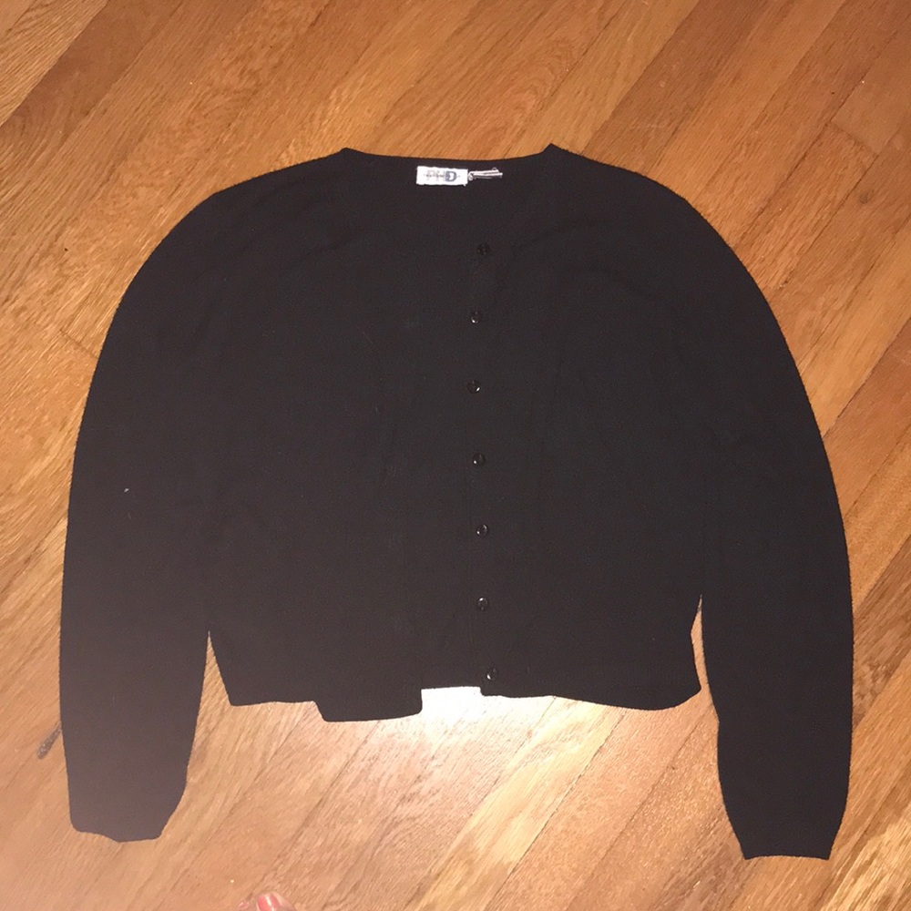 Black Button up Cardigan